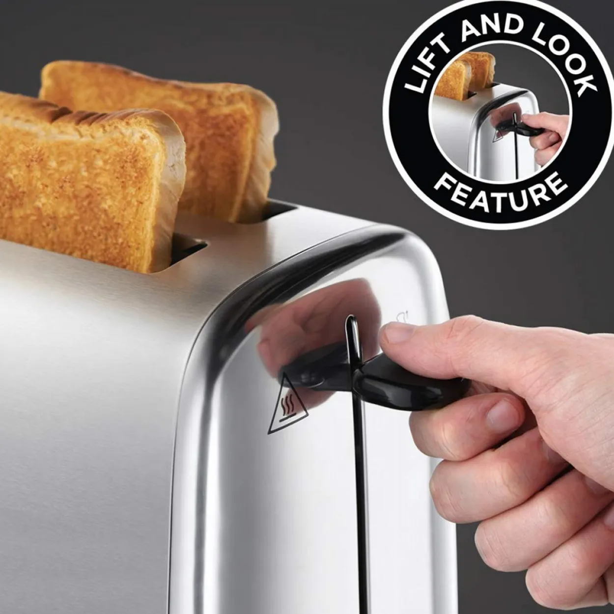 Russell hobbs brødrister adventure stål