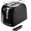Russell hobbs brødrister russell robbs textures, svart, 850w