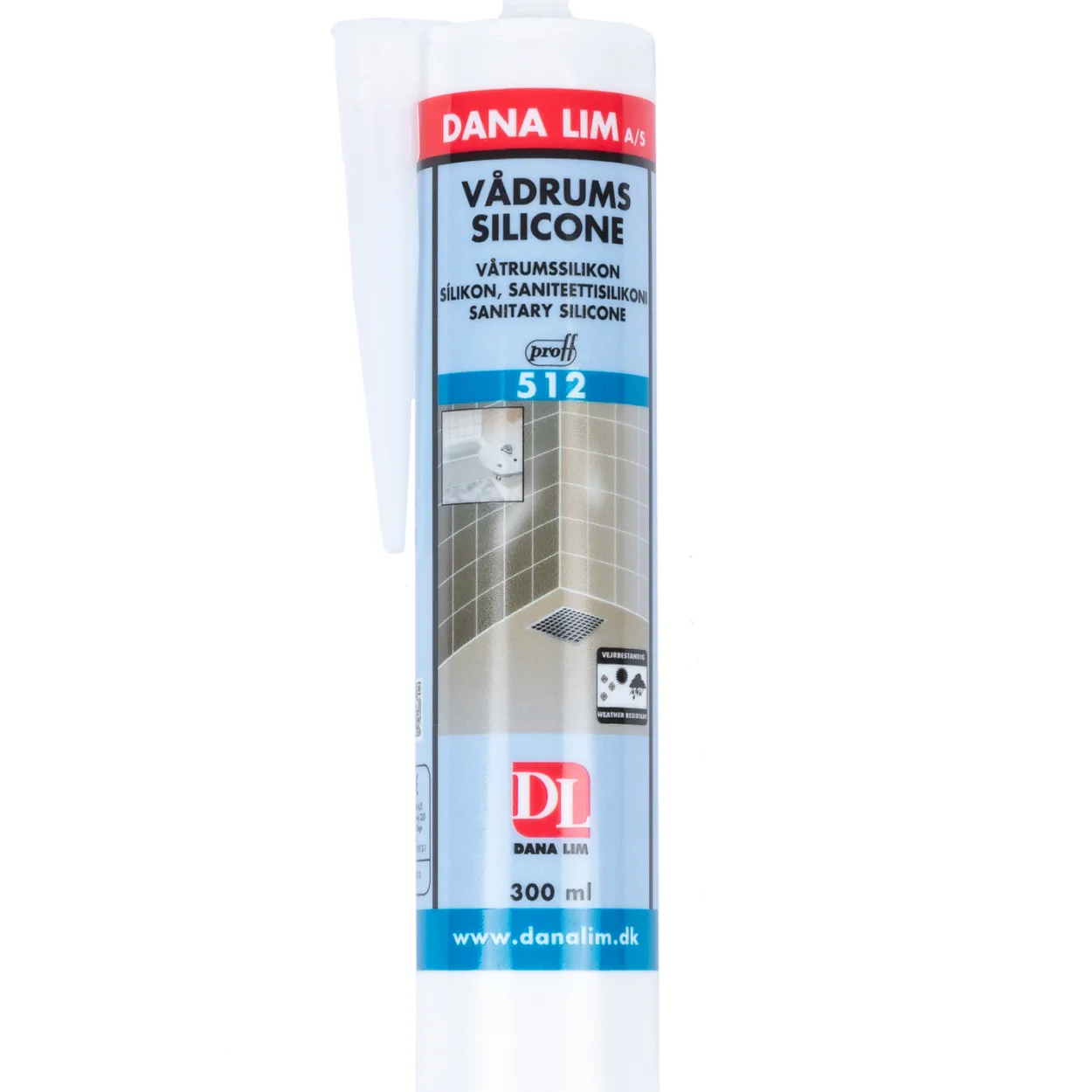 Silikon våtrom 512 - transparent