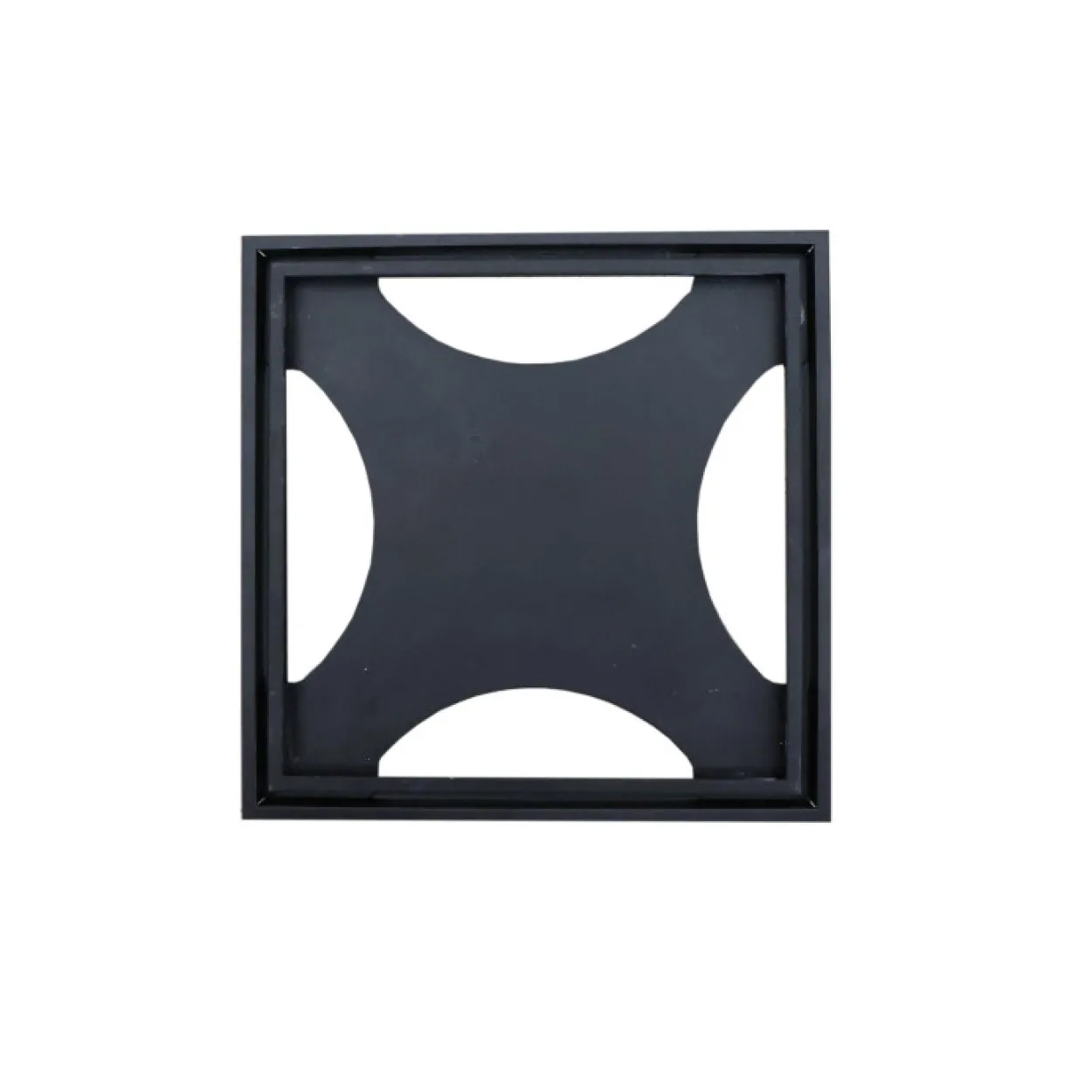 Slukrist tile in 20x20 cm sort matt