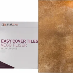 Snapwall easycover xl selvklebende flis mountain clay