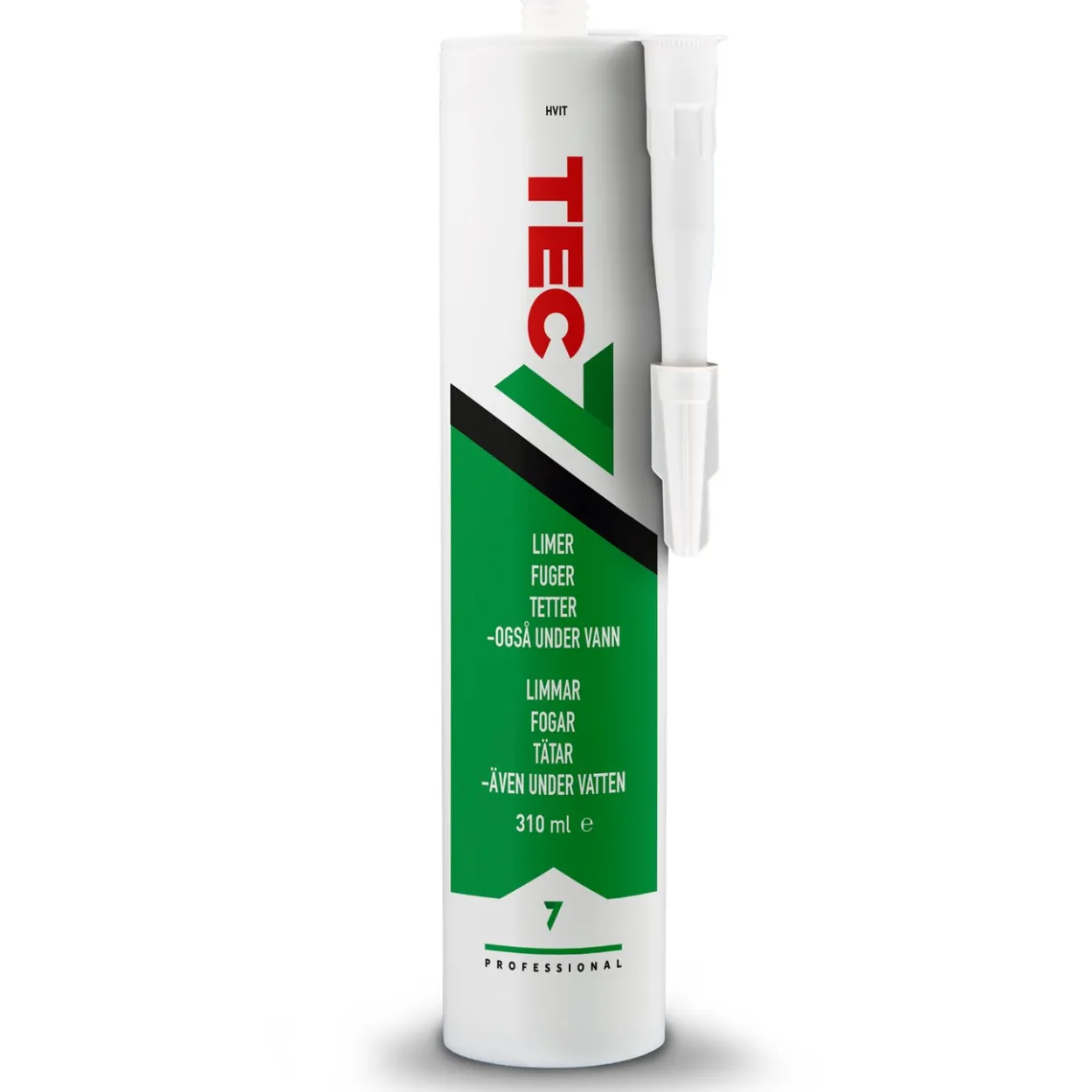 Tec7 hvit 310ml