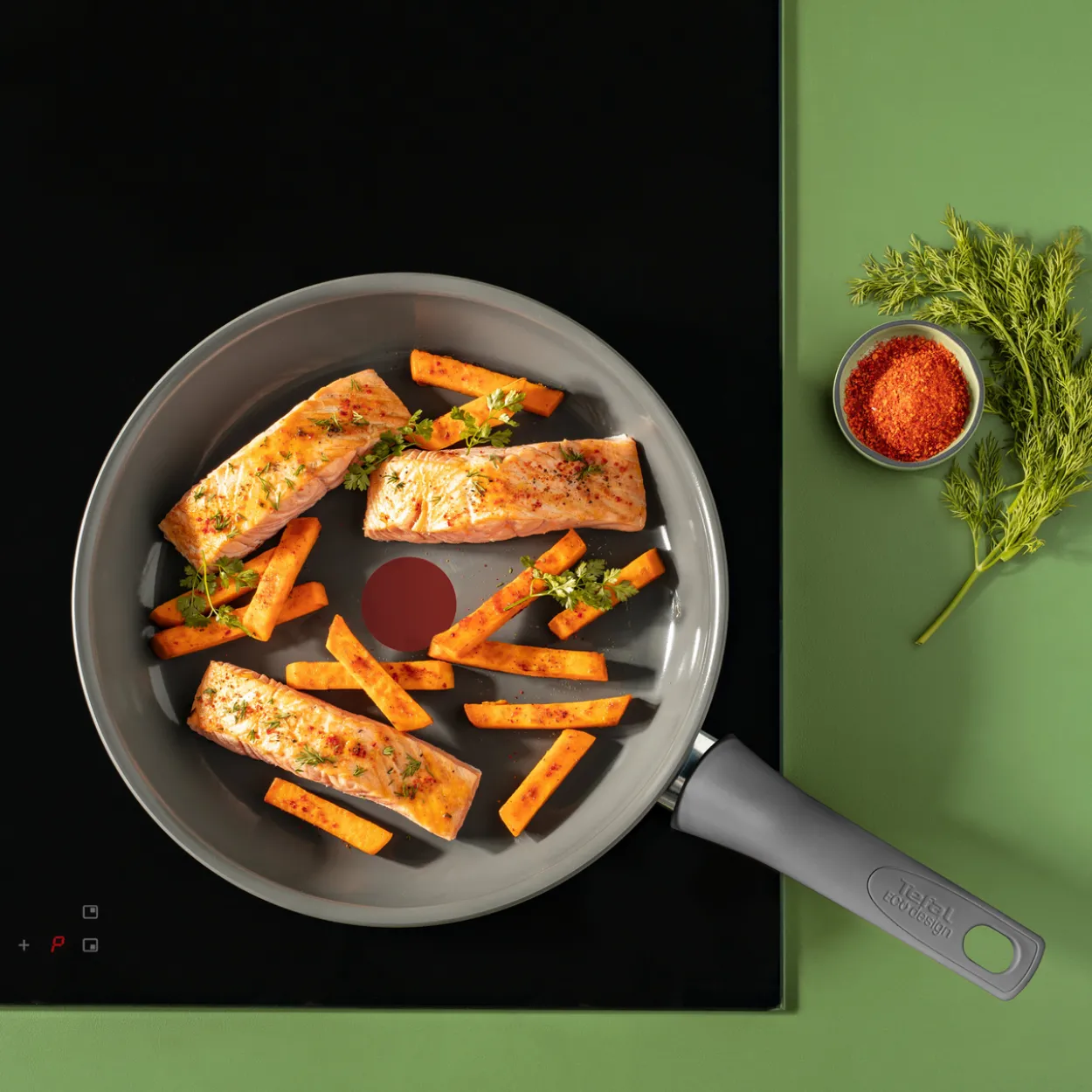 Tefal renewal stekepanne 20 cm grå