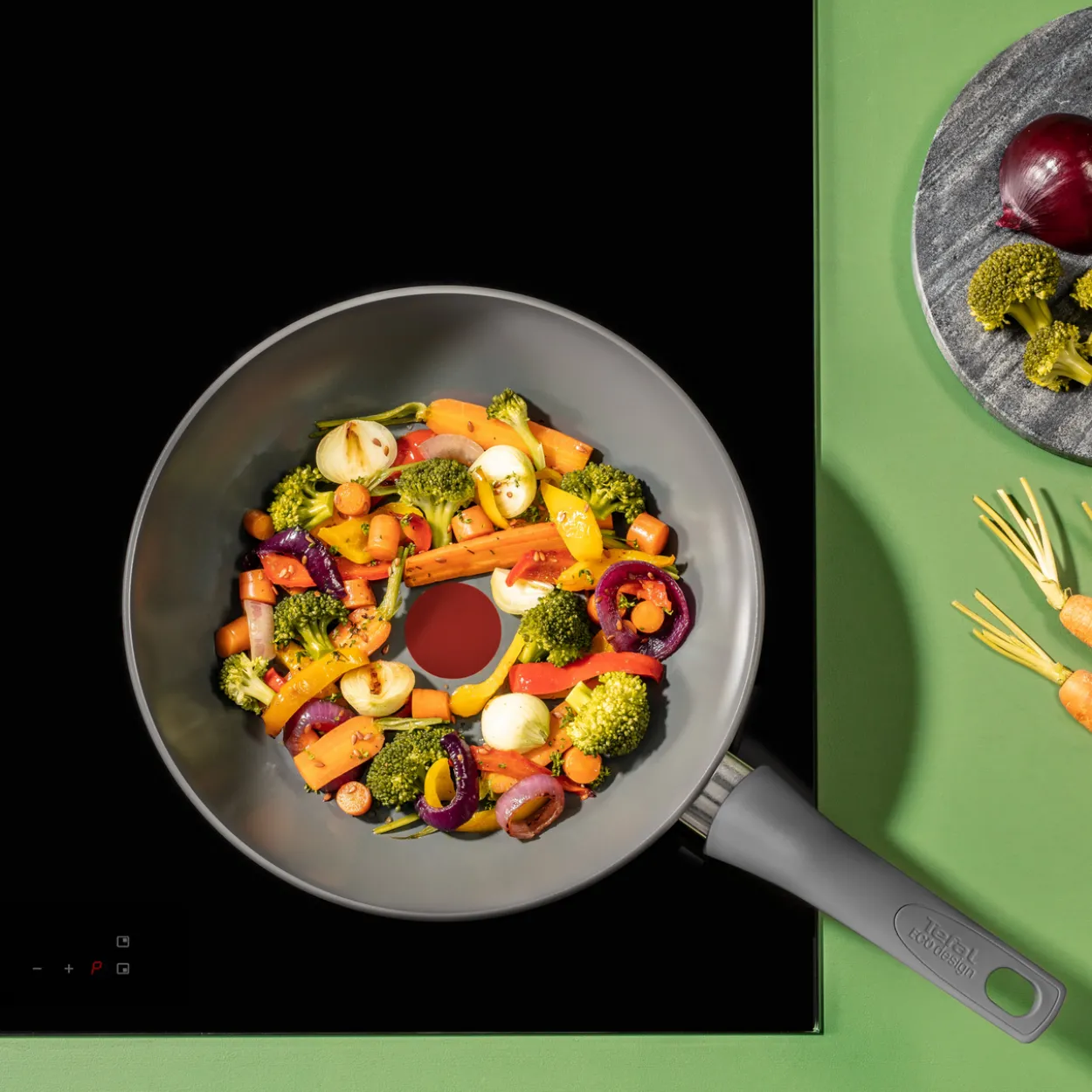 Tefal renewal wokpanne 28 cm grå