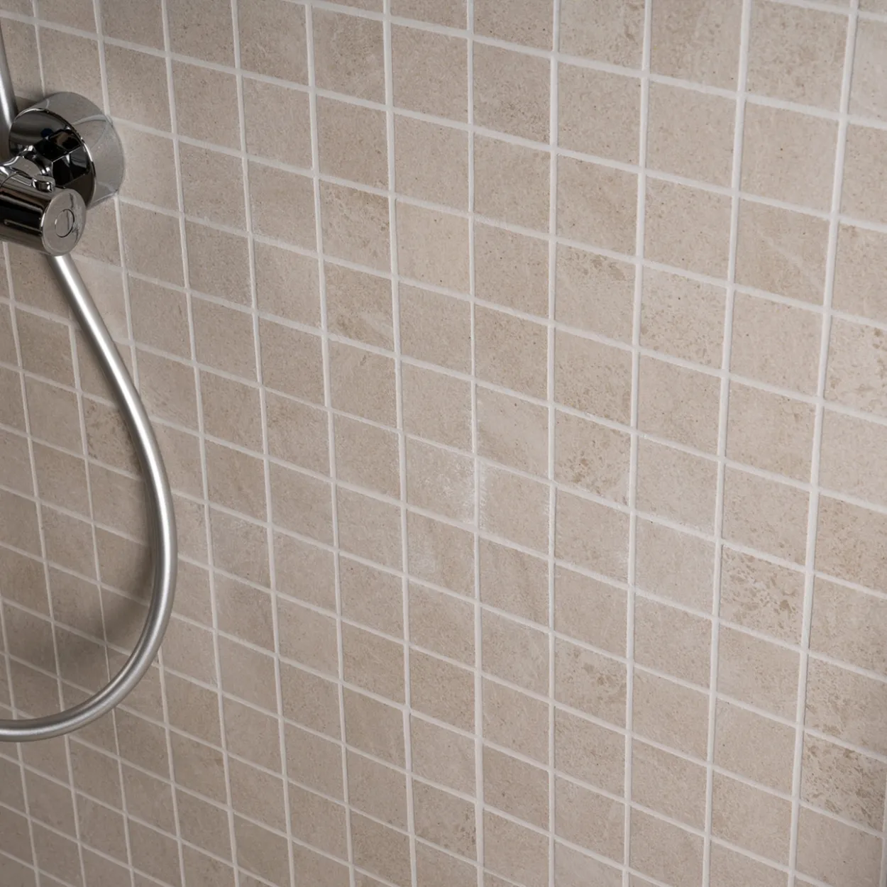 Terra beige mosaikk 5x5 9,5mm
