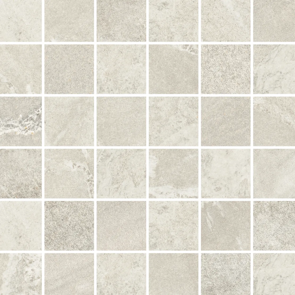 The place midtown white nat/rtt mosaikk 30x30 9mm