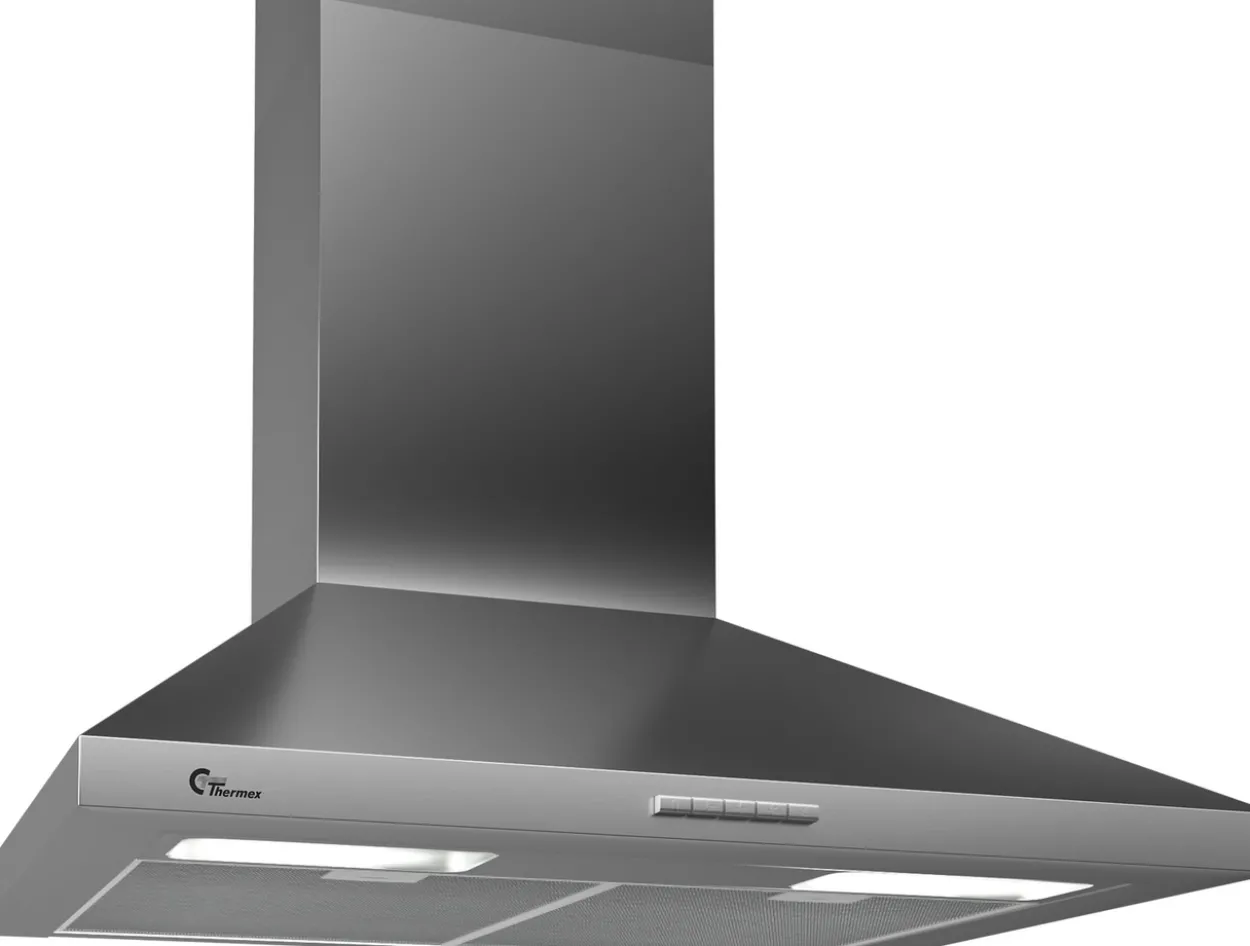 Thermex camino eco ii kjøkkenhette 60cm rustfritt stål