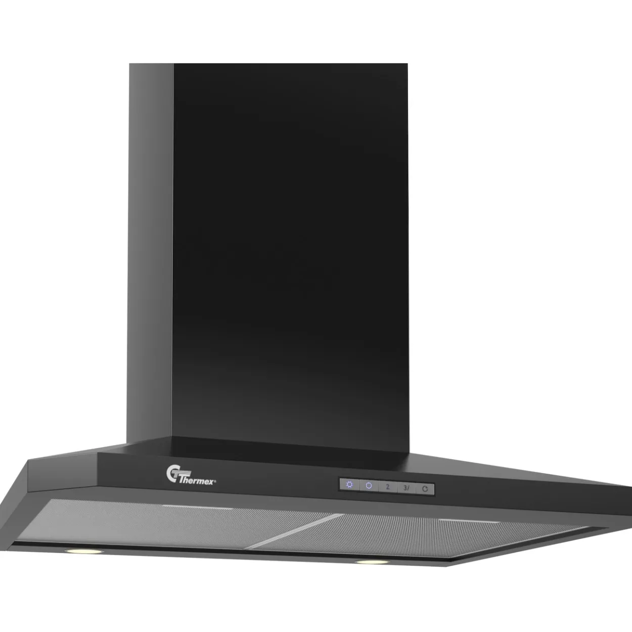 Thermex decor 787 kjøkkenhette 60 cm sort led