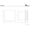 Thermex design baderomsvifte 100 sort