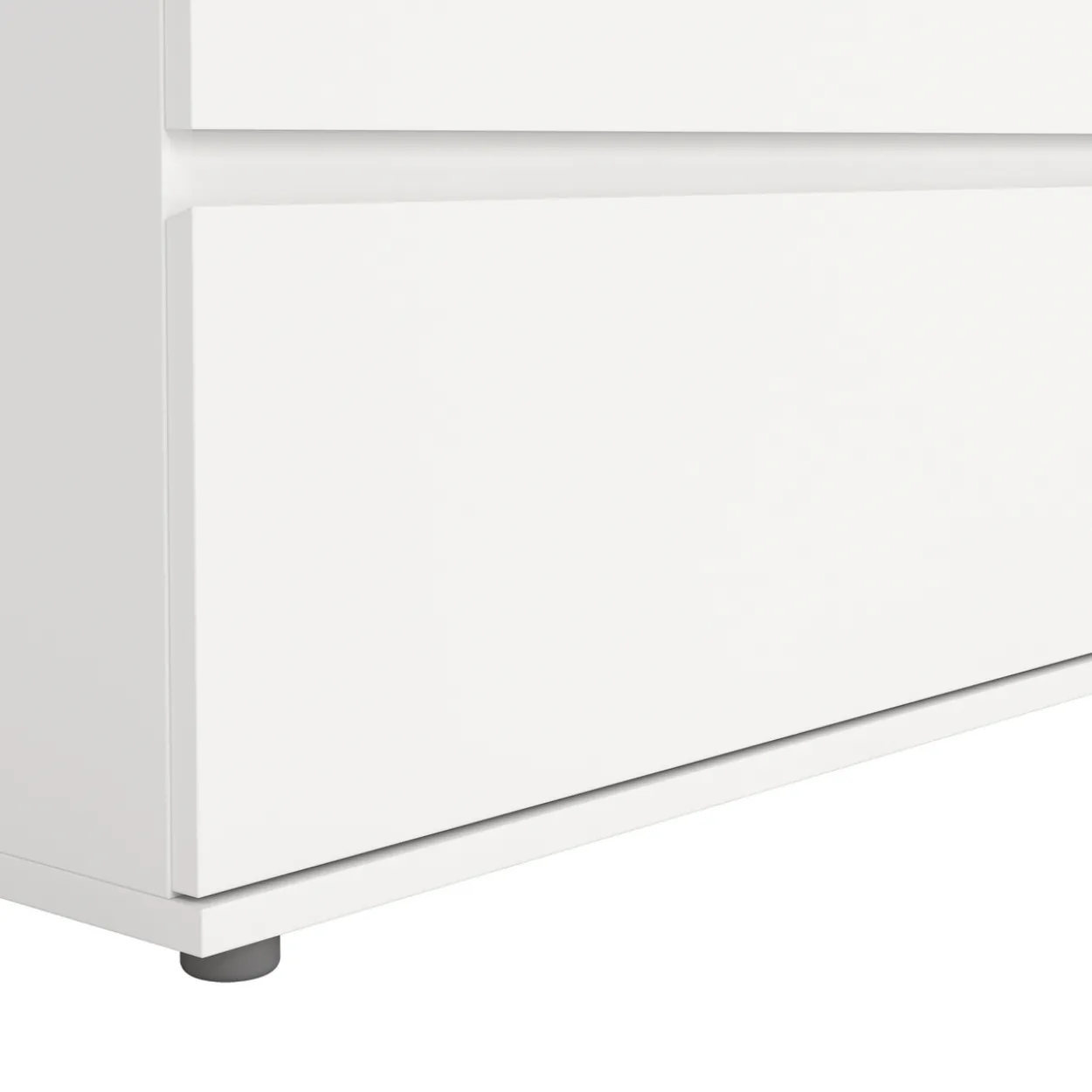 Tvilum nova kommode hvit 6 skuffer 153x40x84
