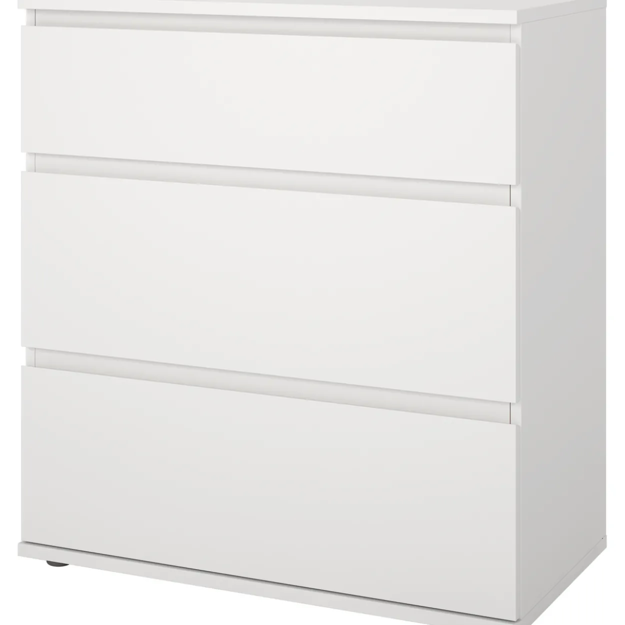 Tvilum nova kommode hvit 3 skuffer 77x40x84