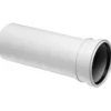 Uponor decibel avløpsrør m/muffe 75mm 3m hvit