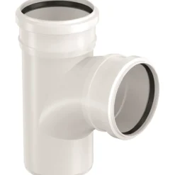 Uponor decibel grenrør 110/110-88.5 2 muffer sving htp hvit