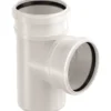 Uponor decibel grenrør 110/110-88.5 2 muffer htp hvit