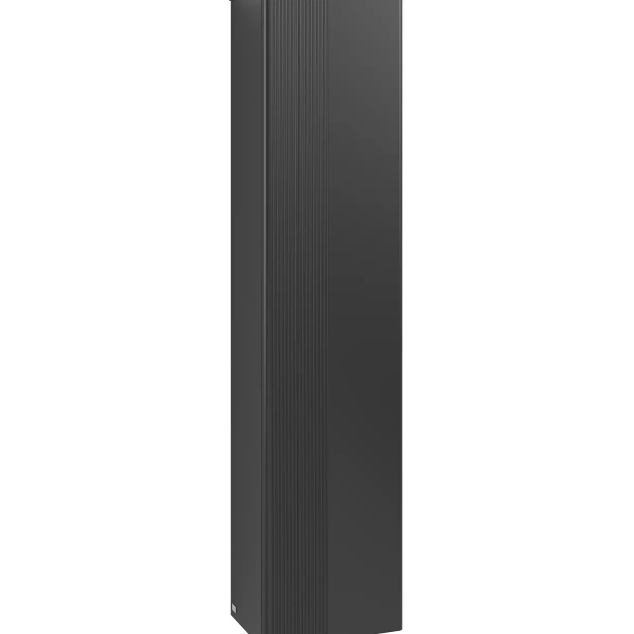 V&b antao høyskap 1 dør rillet 414x1719x287 høyre matt sort