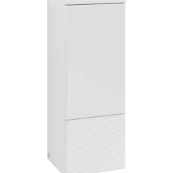 V&b antao middels høyskap 1 dør rillet 414x1039x356 høyre hvit