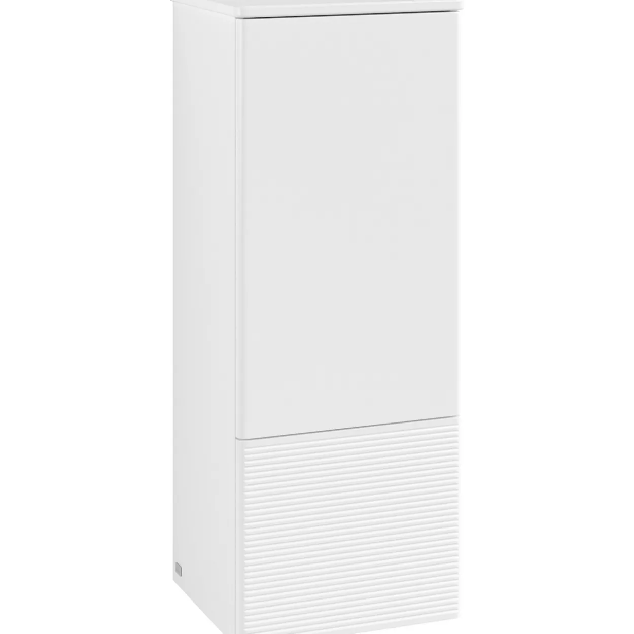 V&b antao middels høyskap 1 dør rillet 414x1039x356 høyre matt hvit