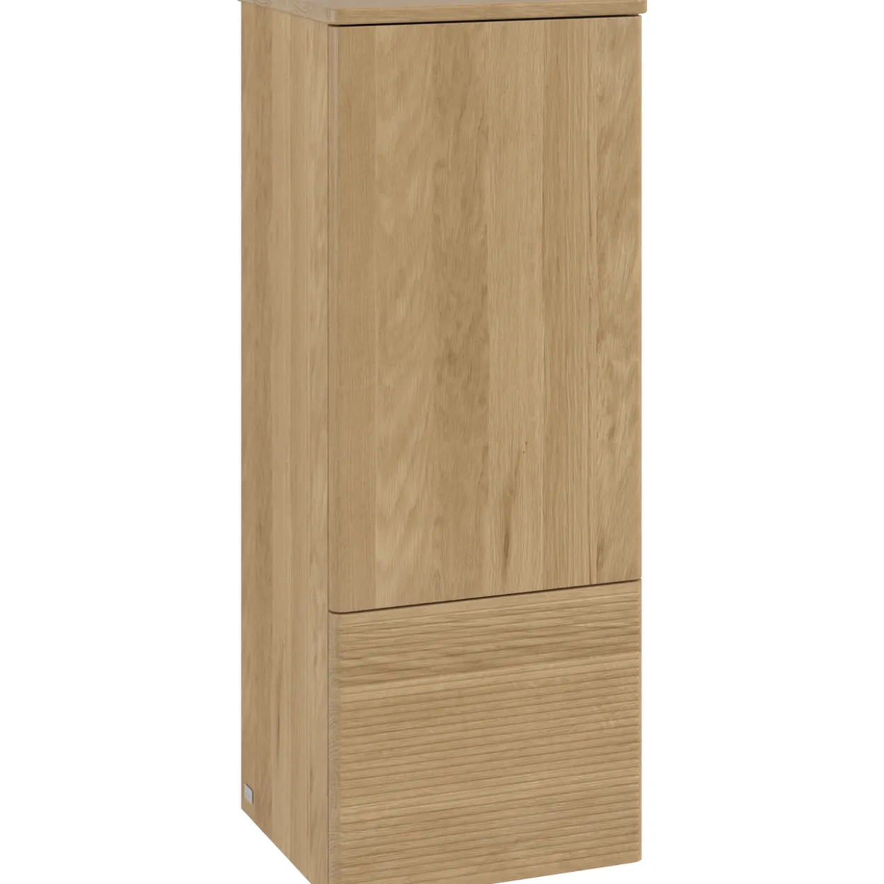 V&b antao middels høyskap 1 dør rillet 414x1039x356 venstre eik
