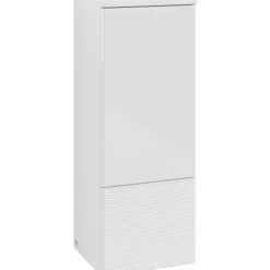 V&b antao middels høyskap 1 dør rillet 414x1039x356 venstre hvit