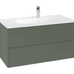 V&b antao servantskap 2 skuffer glatt 988x504x496 m/lys grønn