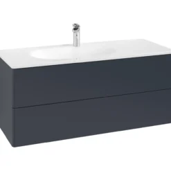 V&b antao servantskap 2 skuffer glatt 1188x504x493 venstre m/lys blå