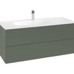 V&b antao servantskap 2 skuffer glatt 1188x504x493 venstre m/lys grønn