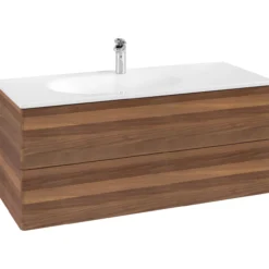 V&b antao servantskap 2 skuffer glatt 1188x504x492 venstre valnøtt