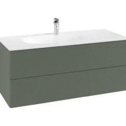 V&b antao servantskap 2 skuffer rillet 1188x504x492 venstre grønn