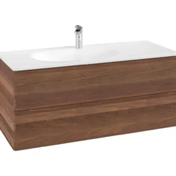 V&b antao servantskap 2 skuffer rillet 1188x504x492 venstre valnøtt