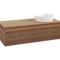 V&b antao servantskap 1 skuff glatt 1200x360x500 høyre u/kranhull valnøtt/eik