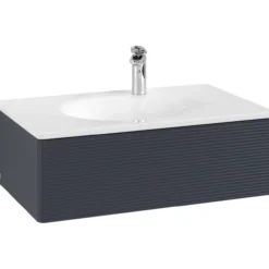 V&b antao servantskap 1 skuff rillet 788x256x496 blå