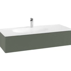 V&b antao servantskap 1 skuff rillet 1188x256x493 venstre m/lys grønn
