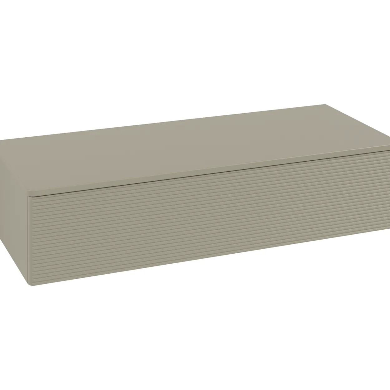 V&b antao sideskap 1 skuff rillet 1200x268x500 stengrå