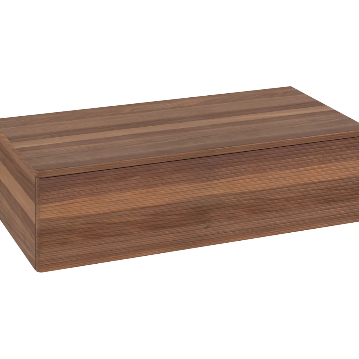 V&b antao sideskap 1 skuff rillet 1000x268x500 valnøtt/valnøtt