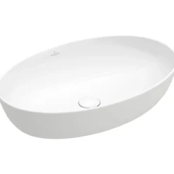 V&b artis servant c+ oval 61x41 hvit alpin