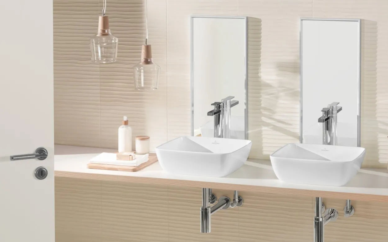 V&b artis servant c+ 41x41 hvit alpin