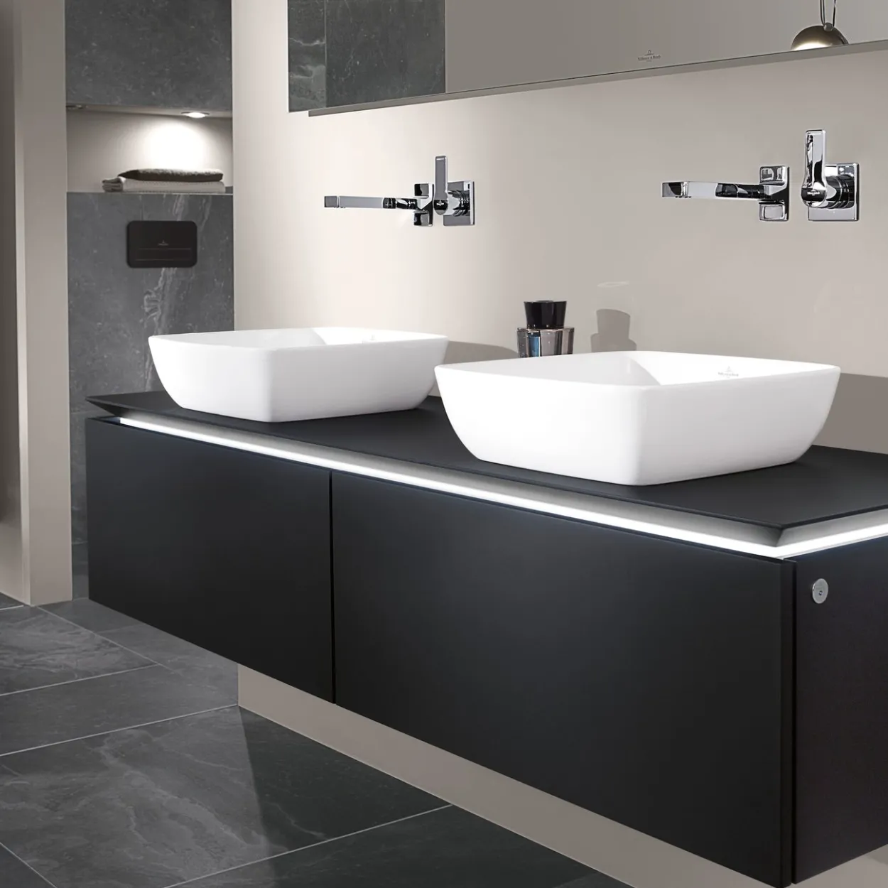 V&b artis servant c+ 41x41 hvit alpin