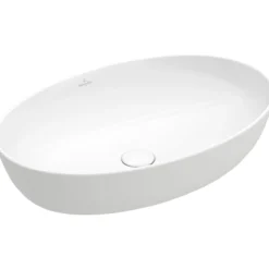 V&b artis servant oval 61x41 hvit alpin