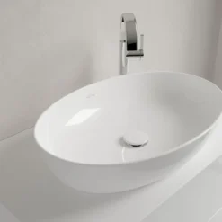 V&b artis servant oval 61x41 hvit alpin