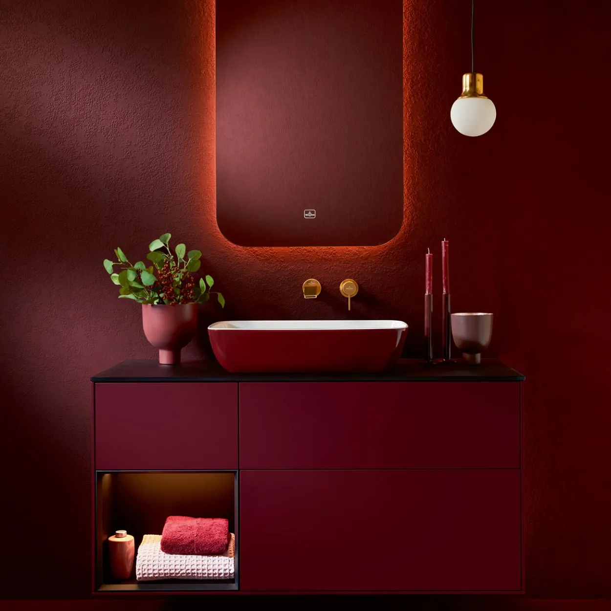 V&b artis servant 58x38 bordeaux