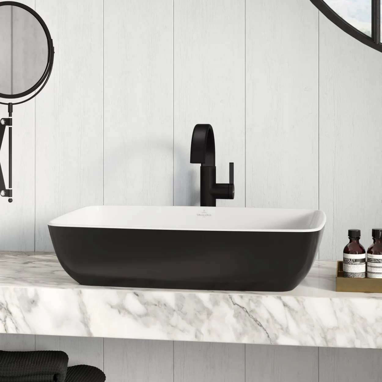V&b artis servant 58x38 coal black