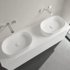 V&b collaro servant oval 56x36, titanceram hvit alpin u/overløp