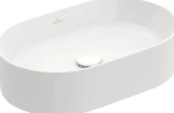 V&b collaro servant oval 56x36, titanceram hvit alpin u/overløp