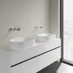 V&b collaro servant oval 56x36, titanceram hvit alpin u/overløp