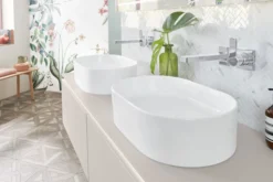 V&b collaro servant oval 56x36, titanceram hvit alpin u/overløp