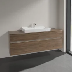 V&b collaro servantskap 160 m/lys for servant midt 80 cm m/4 skuffer arizona eik