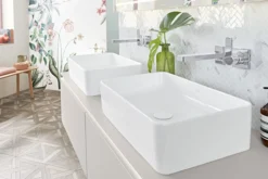 V&b collaro servant 56x36, titanceram hvit alpin u/armaturhull og overløp