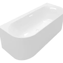 V&b loop & friends oval duo back-to-wall badekar 180x80 hvit alpin
