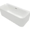 V&b loop & friends square duo back-to-wall badekar 180x80 hvit alpin