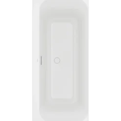 V&b loop & friends square duo badekar 180x80 for innbygging stone white